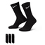 EVERYDAY LIGHTWEIGHT 3ER PACK SOCKEN schwarz