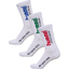 hml3-PACK SOCKS SPORTSWEAR BIG whitebarbadoscherryedenskyd