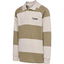 hmlJR LOOSE STRIPED POLO L/S cornstalk
