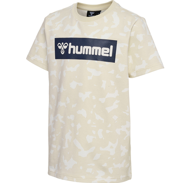 S/S 219337-1506-128 T-Shirt braun Hmlrush Lifestyleshirt hummel Aop
