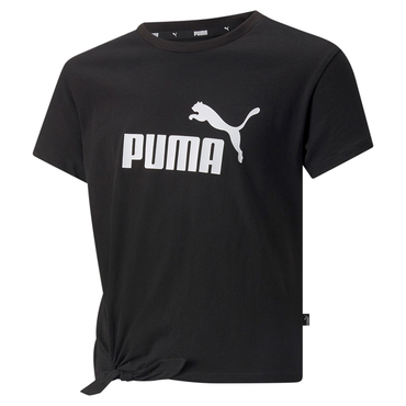 Ess Logo Knotted Tee G Shirt schwarz Puma 847470-01-104