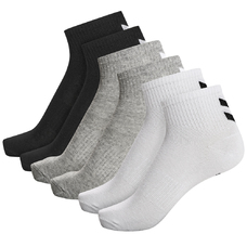 hmlCHEVRON 6-PACK  MID CUT SOCKS