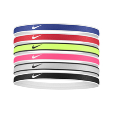 SWOOSH SPORT HEADBANDS 6 PK TIPPED