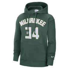 Milwaukee Bucks Essential Men's Nike NBA Fleece Pullover Hoodie-2032397