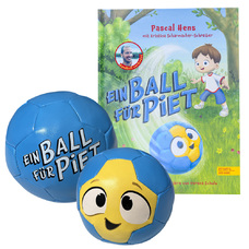 Bundle - Kinderbuch "EIN BALL FÜR PIET" + Piets Ball (Knautschball)